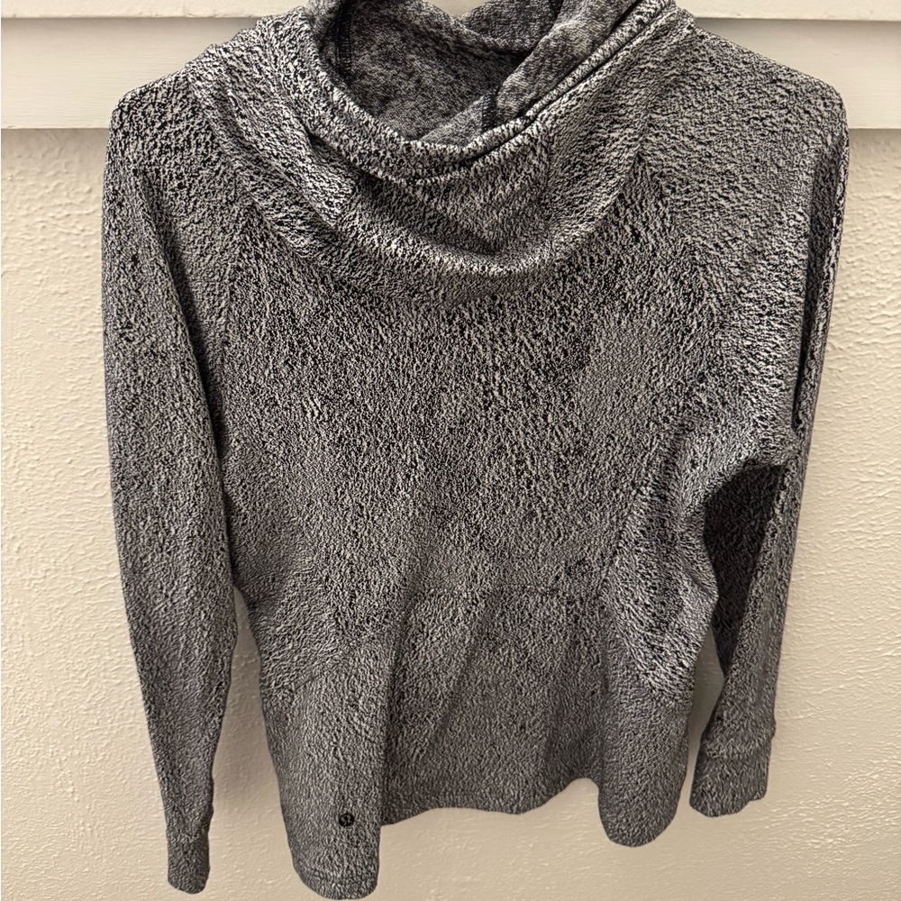 Lululemon Athletica Gray Sweatshirt Cozy Knit Hoodie